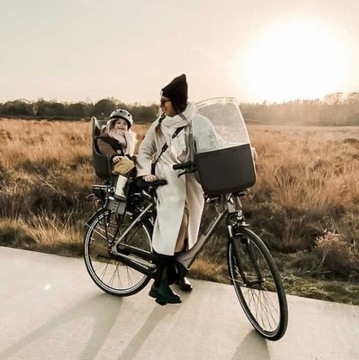 Fotelik rowerowy BOBIKE exclusive MINI PLUS GREY