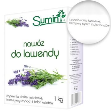 SUMIN DO LAWENDY 1KG NAWÓZ NA OBFITE KWITNIENIE