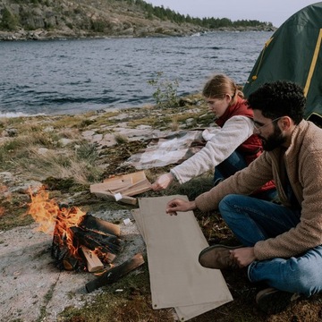 KOC OGNIOODPORNY IZOLACJA CIEPLNA DYWAN ZEWNĘTRZNY ANTYOGNIOWY ZIMOWY