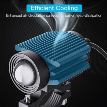 Motorcycle LED Driving Fog Lights 60W White and