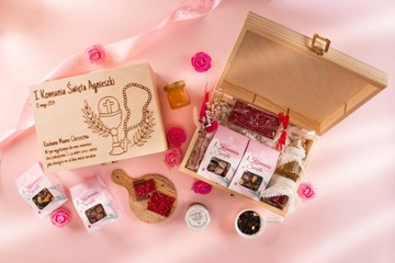 СПАСИБО для крестных, бабушек и дедушек, подарочная коробка с гравировкой