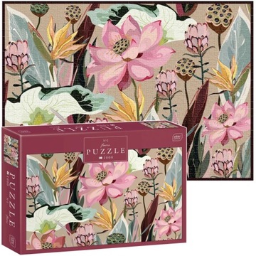 INTERDRUK PUZZLE 1000 el KWIATY ROŚLINY PREMIUM