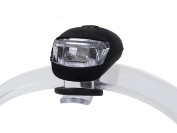 ЛАМПЫ ОСВЕЩЕНИЯ ВЕЛОСИПЕДА 2 СВЕТОДИОДА ПЕРЕДНЯЯ ЧАСТЬ ВЕЛОСИПЕДА 2 шт. СИЛИКОНОВЫЙ ВОДОНЕПРОНИЦАЕМЫЙ