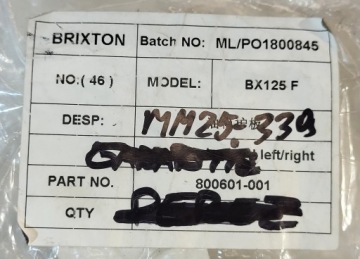 Крышки бака 800601-001 Brixton BX 125 Felsberg Cromwell Union Jack OEM