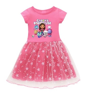 SUKIENKA TIULOWA Gabby's Dollhouse KOCI DOMEK GABI OPASKA