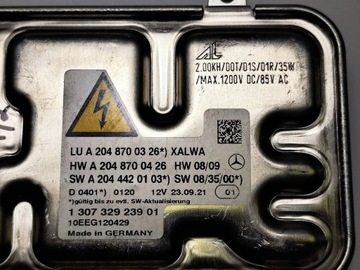 MERCEDES C W204 MODUL MĚNIČ SVĚTEL LED 130732923901 A2048700326