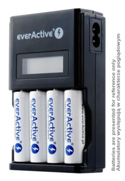 EverActive NC-450 ЗАРЯДНОЕ УСТРОЙСТВО ДЛЯ ЖКД R3 AAA R6 AA