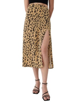 MIDI SPÓDNICA ANIMAL PRINT E4H MLE__S