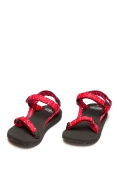 Источник Классический женский плед красного цвета