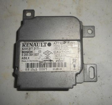 Renault Clio II moduł sensor poduszek 8200277317 0285001537
