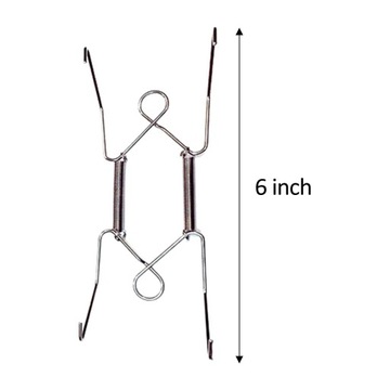 Wieszak na talerze na ścianę Home Plate Sprężynowy uchwyt z haczykiem na artykuły artystyczne 6 cali