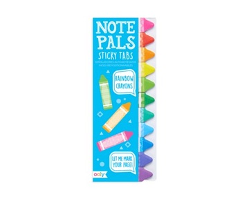 Ooly notesiki samoprzylepne Karteczki Rainbow Crayons kredki bloczki