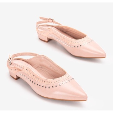 Розовые женские балетки Louin, размер 39