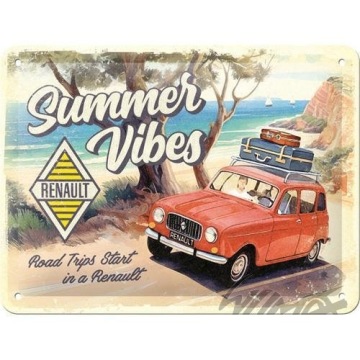 TABLICA PLAKAT 15X20 RENAULT SUMMER VIBES 26314