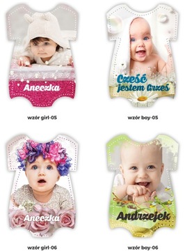 ФОТОМАГНИТ Выходные данные Спасибо Крещение День Рождения Годик + КОНВЕРТ