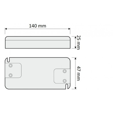 Светодиодный источник питания 12 В 24 Вт STANDARD PLUS Design Light