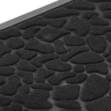 WYCIERACZKA POD DRZWI WEJŚCIOWA ZEWNĘTRZNA DO BUTÓW GUMOWA PÓŁOKRĄGŁA 60x40