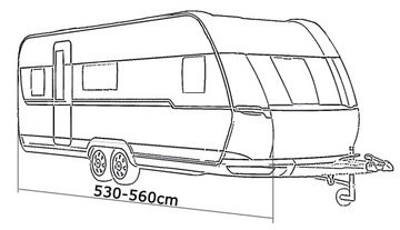 ПРОЧНАЯ НАКЛОННАЯ КРЫШКА ДЛЯ ПРИЦЕПА-КАРАВАНА CAMPING 530-560 ВЕРСИЯ ЕС