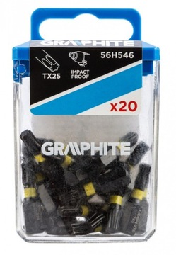 Ударные биты TX25 x 25 мм, 20 шт.
