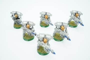 Warhammer 40k Necron Immortals zestaw 6 figurek metal