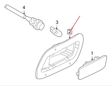 DRŽÁK DRŽÁKY SVĚTLA OBRYSOVÉ PŘEDNÍ VW GOLF 2009-2013 1K5945568 PRAVÝ