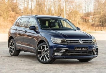 Volkswagen Tiguan II SUV 2.0 TDI BlueMotion Technology 240KM 2017 Volkswagen Tiguan 2.0BITdI 270KM R-line Fulll 4x4 Virtual Pano Camera Sko