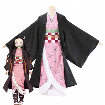 Demon Slayer Cosplay Kamado Nezuko Anime Kostium