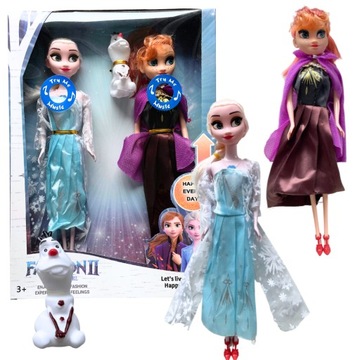 ELSA ANNA I OLAF ZESTAW LALEK ŚPIEWAJĄCYCH FROZEN