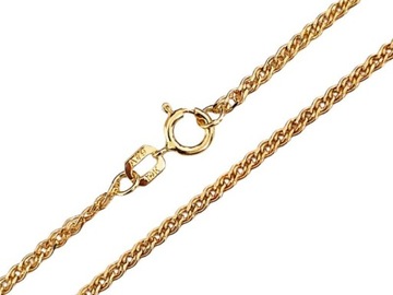 Złoty łańcuszek 585 klasyczny splot monaliza elegancka nonna 50 cm prezent