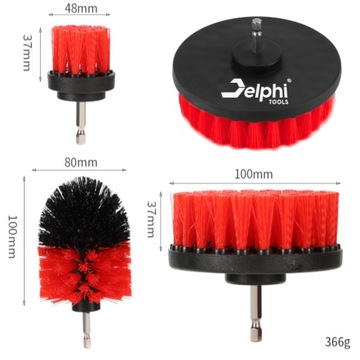 SZCZOTKI SPRZĄTAJĄCE NA WKRĘTARKĘ WIERTARKĘ DO CZYSZCZENIA WIELOZADANIOWE