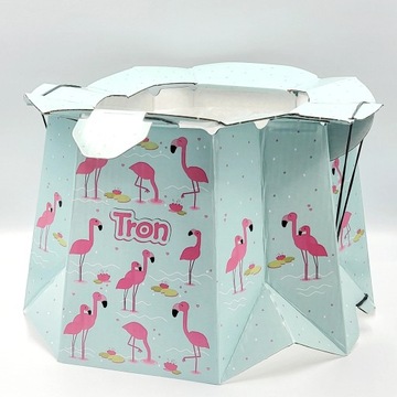 Трон: одноразовый горшок для детей Фламинго