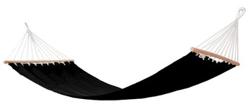 HAMAK BAWEŁNIANY czarny 200x80cm