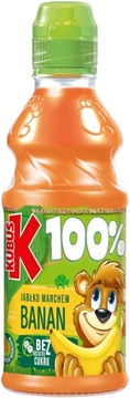 KUBUŚ 100% Sok Banan Marchew Jabłko 300ml