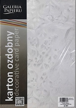 Karton ozdobny LOVE 220g DIAMENTOWA BIEL 203401