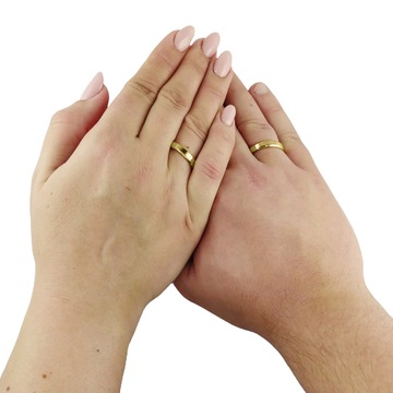 ОБРУЧАЛЬНЫЕ КОЛЬЦА KO20 CLASSIC, ПАРА СТАЛИ 316