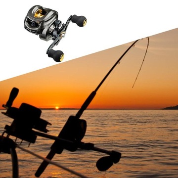 7.2:1 Baitcasting Reel 12 1BB 8KG Drag Right Hand