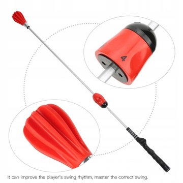 pomoc w treningu golfa czerwony wygodny miękki