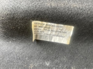 CITROEN DS3 09-14 POLIČKA ZADNÍ KUFRU 96837222ZD