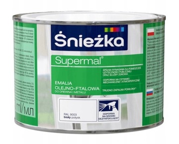 СНЕЖКА СУПЕРМАЛЬ ФТАЛ БЕЛЫЙ RAL9003 0.4л