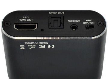 EKSTRAKTOR HDMI DO HDMI + AUDIO TOSLINK MINI JACK ARC ADAPTER KONWERTER