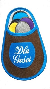 ТАПОЧКИ ДОМАШНИЕ 5+1 ДЛЯ ГОСТЕЙ, НАБОР 2 ШТ.