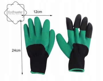 Перчатки для копания в саду, универсальные.