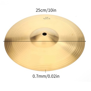 Аксессуары для тарелок IRIN Durable Brass 10 дюймов Splash