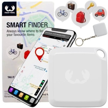 INTELIGENTNY LOKALIZATOR GPS MINI FINDER TRACKER ŚLEDZENIE + BRELOK BATERIA