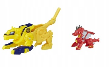 figurki transformers smok drake i gepard