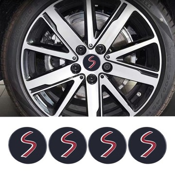 EMBLEMAT ZNACZEK BMW MINI LOGO NA FELG 52MM 4SZT