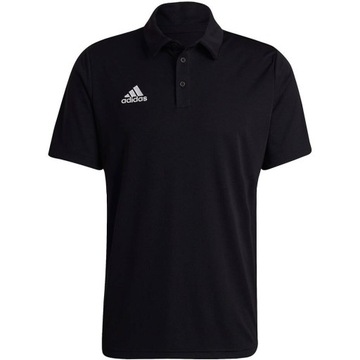 Koszulka Męska Polo Adidas Sportowa Czarna Entrada 22 r. L