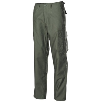 Spodnie wojskowe taktyczne bojówki militarne MFH US Combat BDU - Olive 6XL