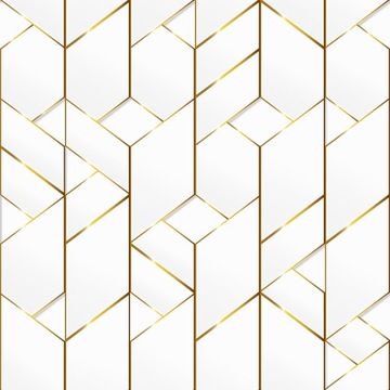 TAPETA GEOMETRYCZNA ART DECO LINIE MOZAIKA 5282al