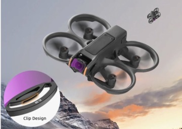 Серый фильтр ND8 ND16 ND32 ND64 + поляризационный CPL + УФ-футляр для DJI Avata 2